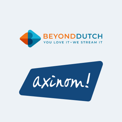 BeyondDutch and Axinom logos